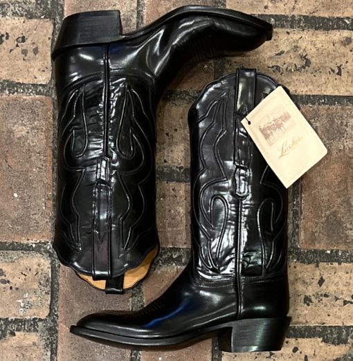 LUCCHESE Cowboy Boots in Black (Men's 7/ Women's 9) 1