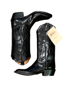 LUCCHESE Cowboy Boots in Black (Men's 7/ Women's 9) 9