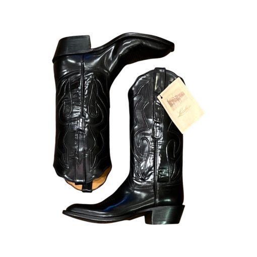 LUCCHESE Cowboy Boots in Black (Men's 7/ Women's 9) 5