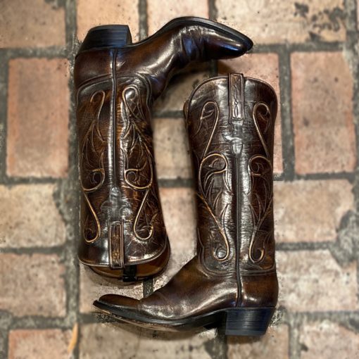LUCCHESE Cowboy Boots in Brown (Men's 7; Women's 9) 1