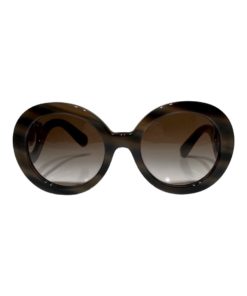 PRADA Round Baroque Sunglasses in Cocoa 9