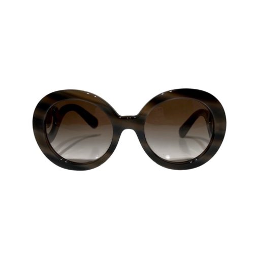 PRADA Round Baroque Sunglasses in Cocoa 5