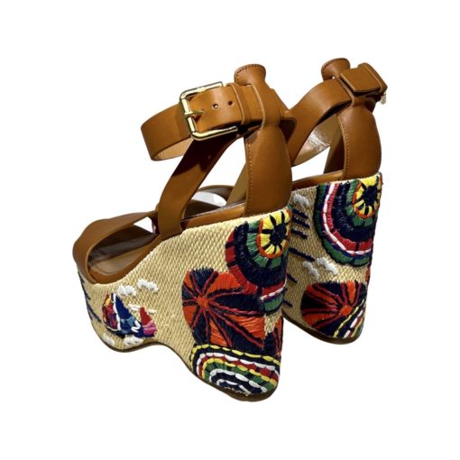 RALPH LAUREN COLLECTION Embroidered Wedges (37.5) 3