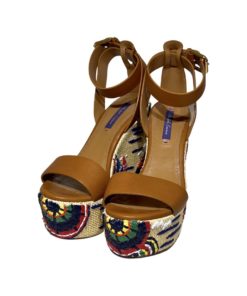 RALPH LAUREN COLLECTION Embroidered Wedges (37.5) 11