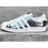 PRADA X Adidas Men's Super Star Sneakers in Silver and White (42/10.5) 12