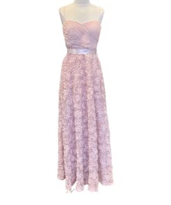 AIDAN MATTOX Floral Gown in Pale Pink (Fits Size 6) 6