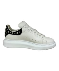ALEXANDER MCQUEEN Studded Oversized Sneakers in Black and White (40) 11