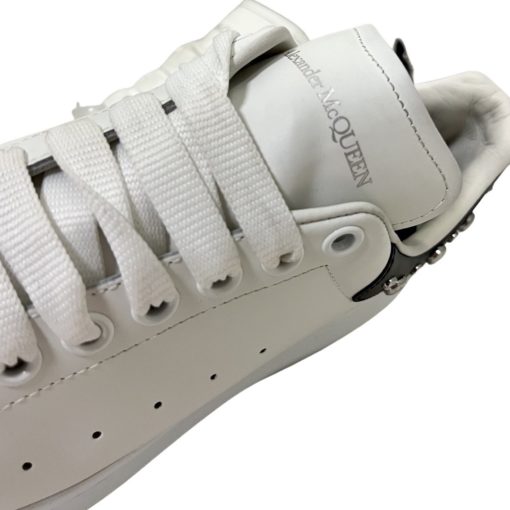 ALEXANDER MCQUEEN Studded Oversized Sneakers in Black and White (40) 7