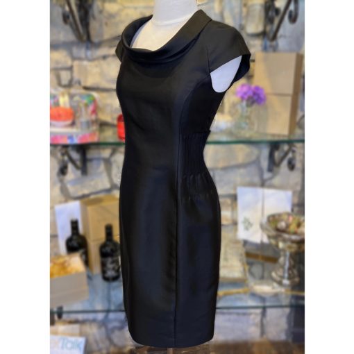 ARMANI Cap Sleeve Dress in Black (8) 1