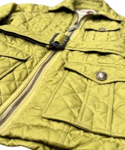BURBERRY Quilted Jacket in Olive (Small) 6