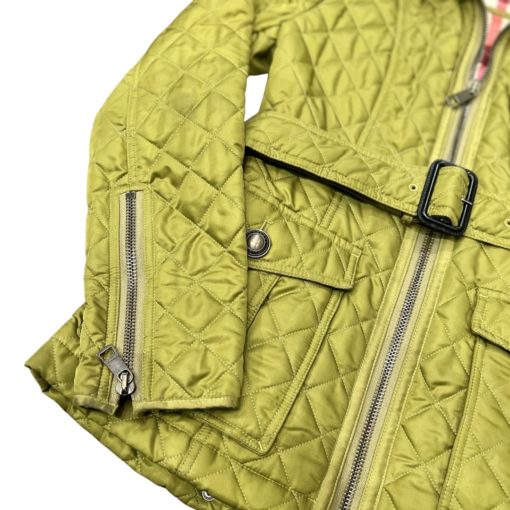 BURBERRY Quilted Jacket in Olive (Small) 3
