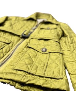 BURBERRY Quilted Jacket in Olive (Small) 8