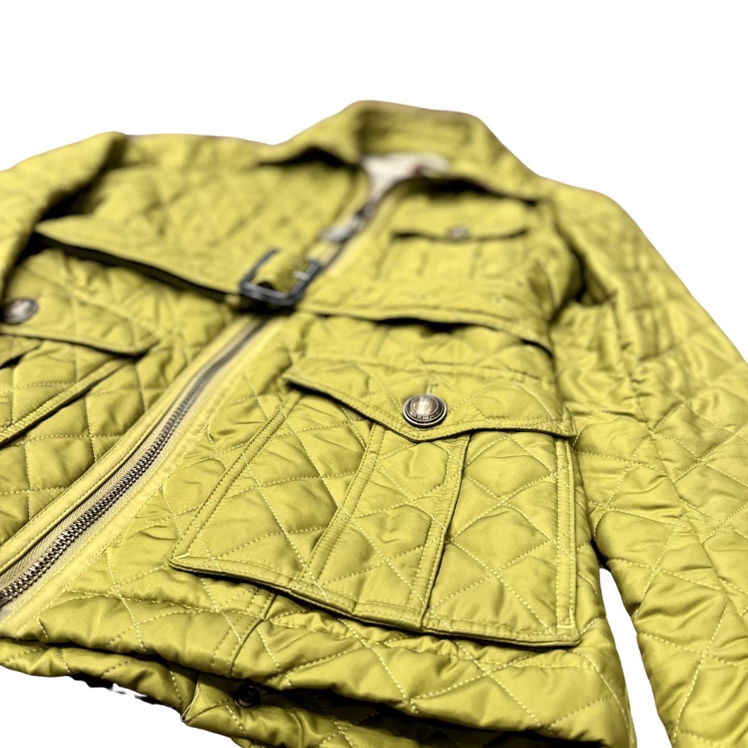 BURBERRY Quilted Jacket in Olive (Small) - More Than You Can Imagine