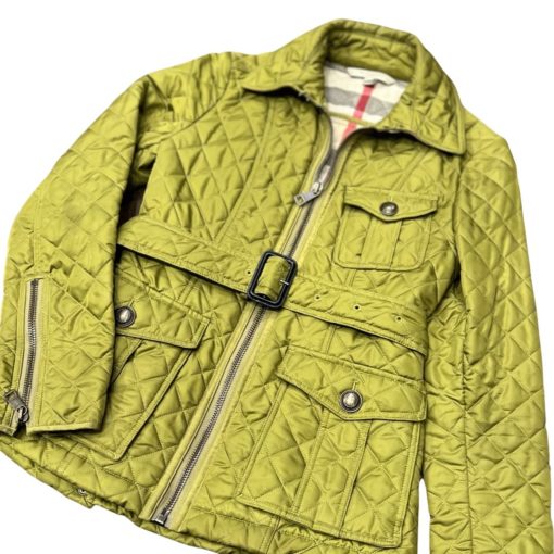 BURBERRY Quilted Jacket in Olive (Small) 5