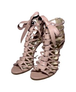 CASADEI Cage Sandal Heel in Pink (8.5) 11