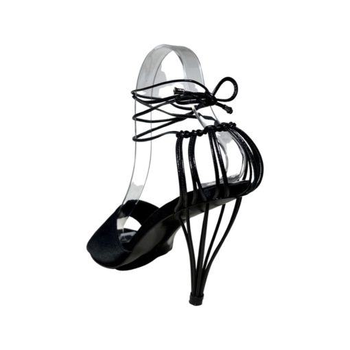 CHANEL Cage Sandals in Black (38) 3