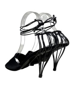 CHANEL Cage Sandals in Black (38) 8