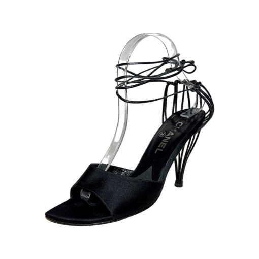 CHANEL Cage Sandals in Black (38) 1