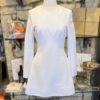CUSHNIE ET OCHS Fit and Flare Dress in White (6) 13