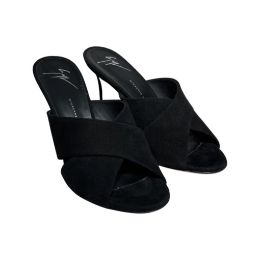 GIUSEPPE ZANOTTI Slide Sandal in Black (38) 5