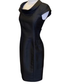 ARMANI Cap Sleeve Dress in Black (8) 8