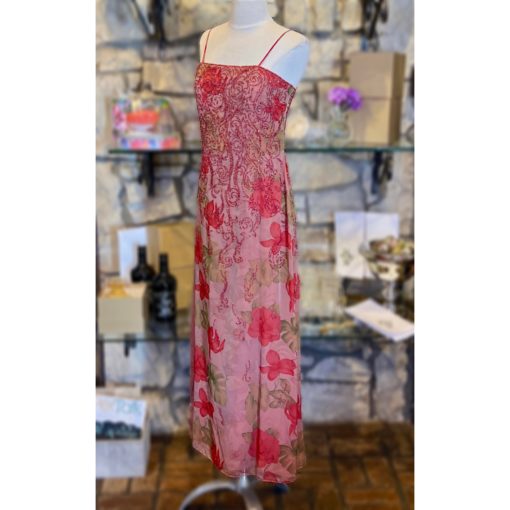 LIANCARLO Beaded Gown in Red and Coral (Fits Size 6) 1