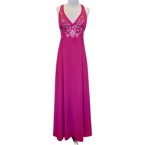 MARCHESA NOTTE Embroidered Gown in Pink (4) 3