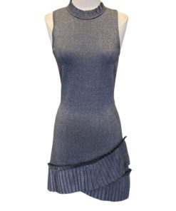 PARKER Sparkle Knit Dress in Pewter (XS) 9