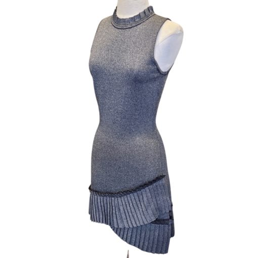 PARKER Sparkle Knit Dress in Pewter (XS) 6