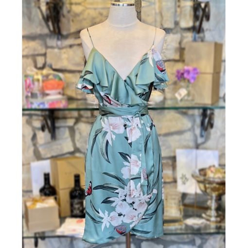 PATBO Floral Dress in Green (2) 1
