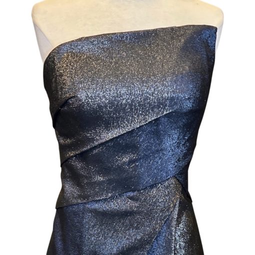 RENE RUIZ Metallic Gown in Black and Silver (6) 5