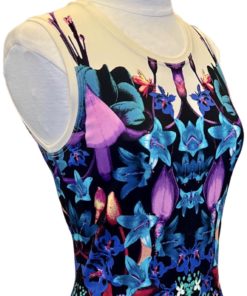 ROBERTO CAVALLI Orchid Jersey Dress (4) 6