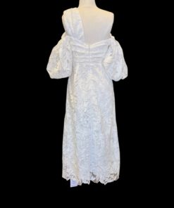 SELF PORTRAIT Floral Dress in White (6) 11