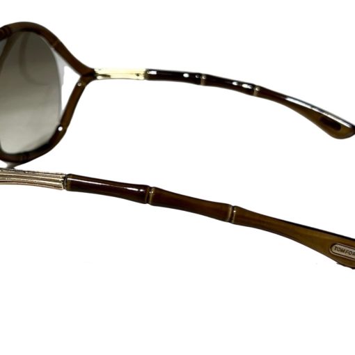 TOM FORD Simone Bamboo Sunglasses in Brown 3