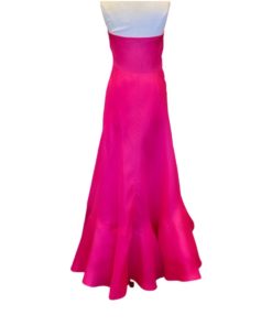 VALENTINO Strapless Gown in Pink (6) 6