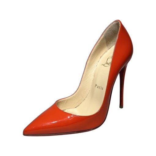 CHRISTIAN LOUBOUTIN Patent So Kate Pumps in Fire Coral (36.5) 2