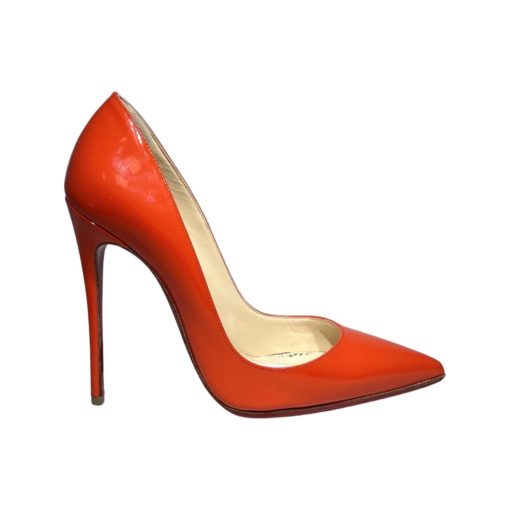 CHRISTIAN LOUBOUTIN Patent So Kate Pumps in Fire Coral (36.5) 3