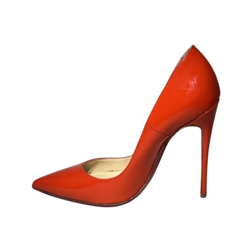 CHRISTIAN LOUBOUTIN Patent So Kate Pumps in Fire Coral (36.5) 4