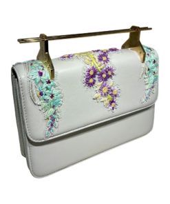 M2MALLETIER La Fleur Du Mal Floral Top Handle Bag 8