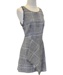 PHILLIP LIM 2.0 Houndstooth Dress in Black, White and Blue (4) 8