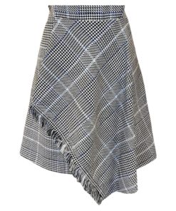 PHILLIP LIM 2.0 Houndstooth Dress in Black, White and Blue (4) 10