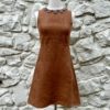 VALENTINO Embellished Neck Dress in Terra (40) 15