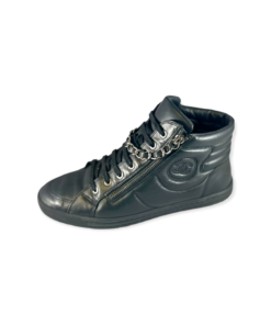 CHANEL Classic Chain Sneaker in Black 8