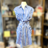 Derek Lam Stripe Dress in Blue and White 2