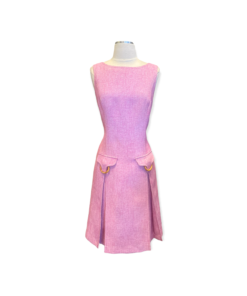 DAVID MEISTER Sleeveless Dress in Pink 9
