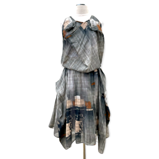 KENZO Abstract Dress in Gray 2
