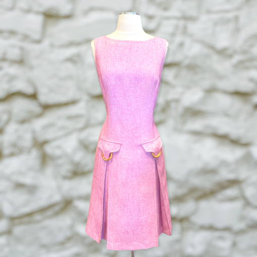 DAVID MEISTER Sleeveless Dress in Pink 1