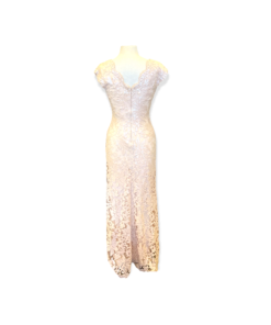 TADASHI Sequin Lace Gown in Blush 8