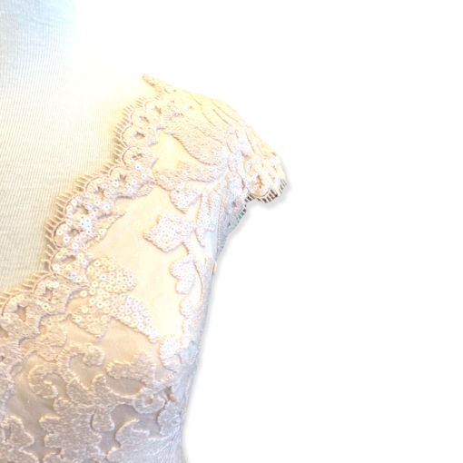 TADASHI Sequin Lace Gown in Blush 6