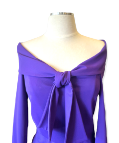 ALBERTA FERRETTI Jersey Dress in Purple 8